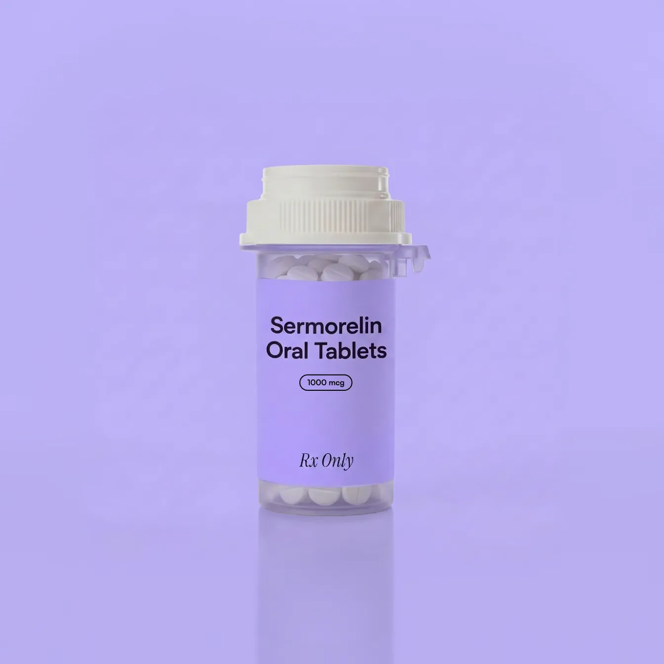 Sermorelin oral tablets bottle