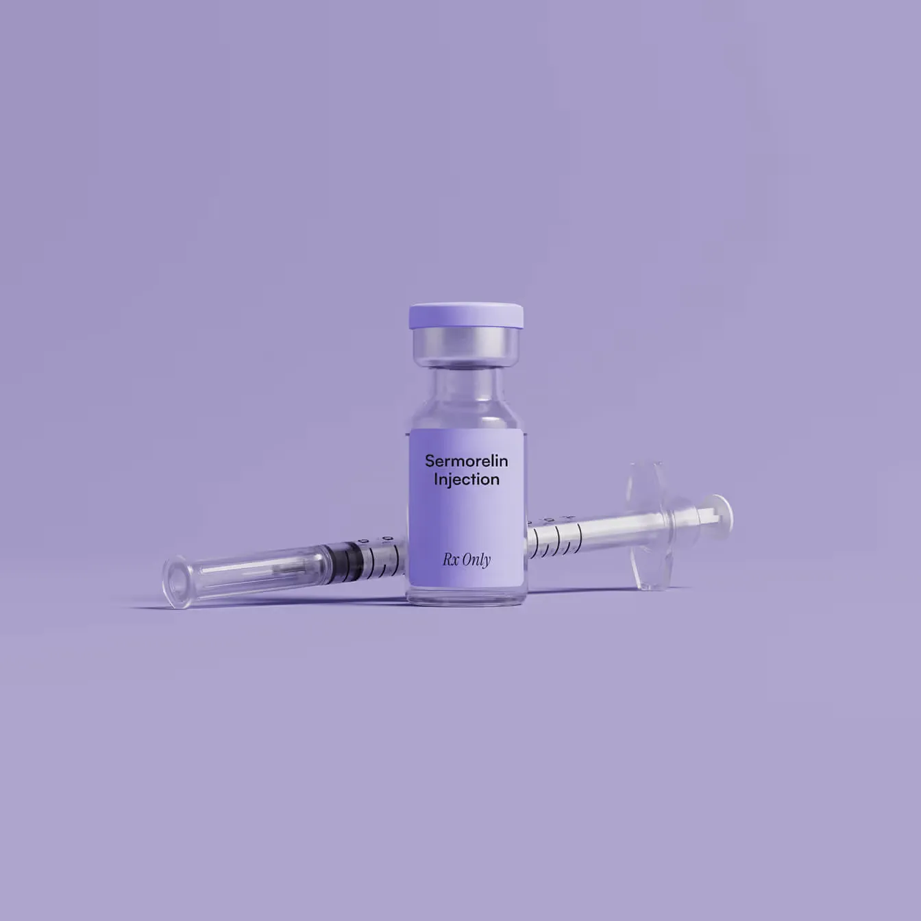 Sermorelin injection vial